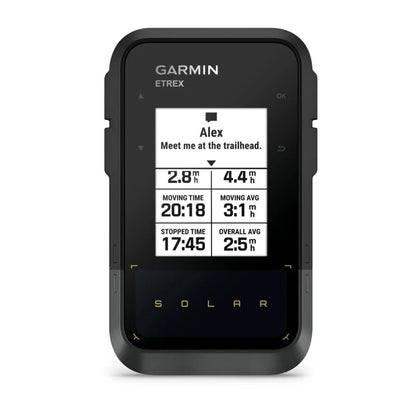 Garmin eTrex Solar Powered GPS Handheld Navigator (010-02782-00)