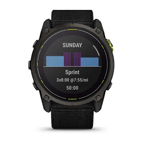 Garmin Enduro 3 Black, reloj inteligente con GPS de alto rendimiento, funciones de navegación, actividad y salud (010-02751-00)