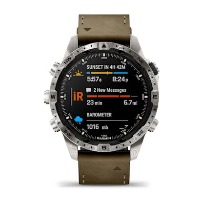 Garmin MARQ Adventurer (Gen 2), Damascus Steel Edition Modern Tool Watch (010-03393-30)