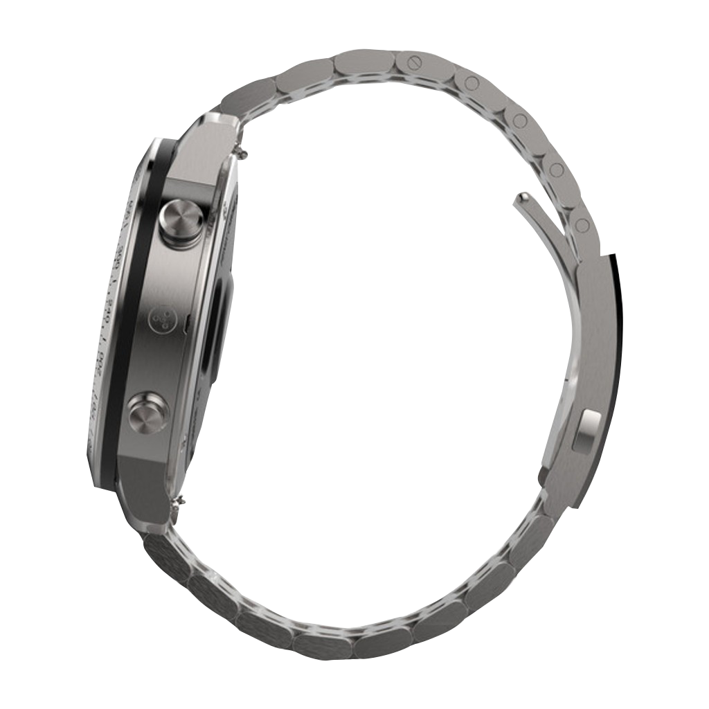 Garmin Fenix ​​Chronos con correa de acero inoxidable (010-01957-02)