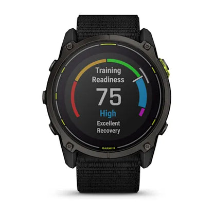 Garmin Enduro 3 Black, reloj inteligente con GPS de alto rendimiento, funciones de navegación, actividad y salud (010-02751-00)