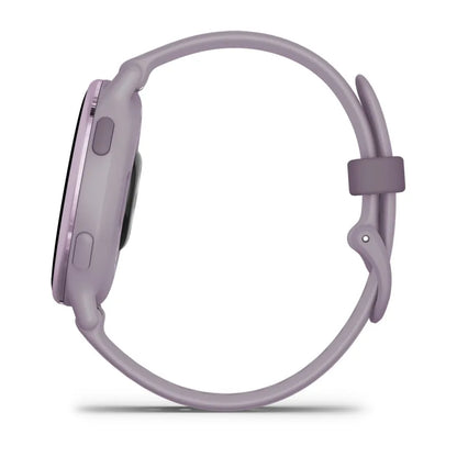 Garmin Vivoactive 5, Metallic Orchid Aluminum Bezel with Orchid Case and Silicone Band (010-02862-13)