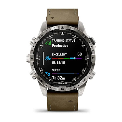 Garmin MARQ Adventurer (Gen 2), Damascus Steel Edition Modern Tool Watch (010-03393-30)