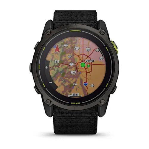 Garmin Enduro 3 Black, reloj inteligente con GPS de alto rendimiento, funciones de navegación, actividad y salud (010-02751-00)