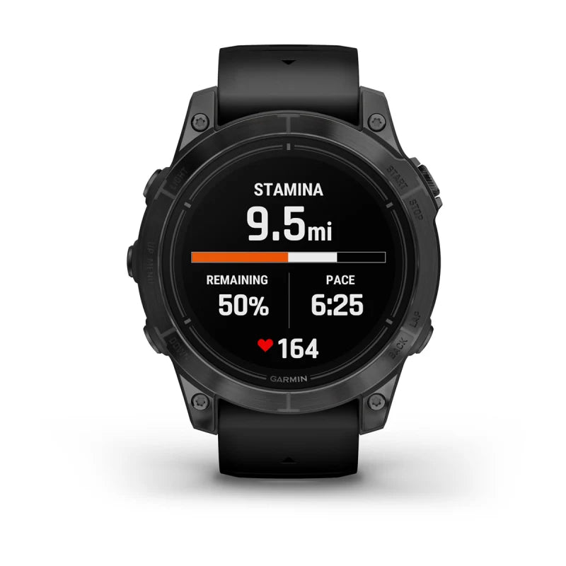 Garmin Epix Pro (Gen 2), edición estándar de 47 mm, gris pizarra con correa negra (010-02803-00)