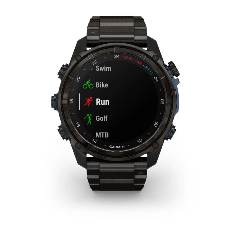 Garmin Descent Mk3i, 51 mm Carbon Gray DLC Titanium with DLC Titanium Band (010-02752-13)