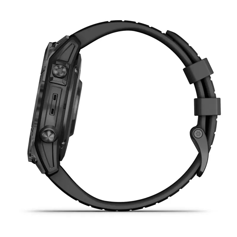 Garmin Epix Pro (Gen 2), edición estándar de 47 mm, gris pizarra con correa negra (010-02803-00)