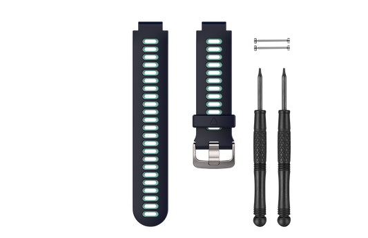 Correa para reloj Garmin en azul medianoche y azul escarcha 