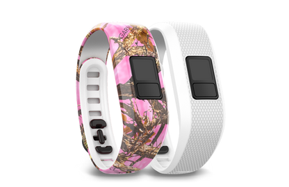 Garmin Pink Camo and White Bands (010-12452-32)