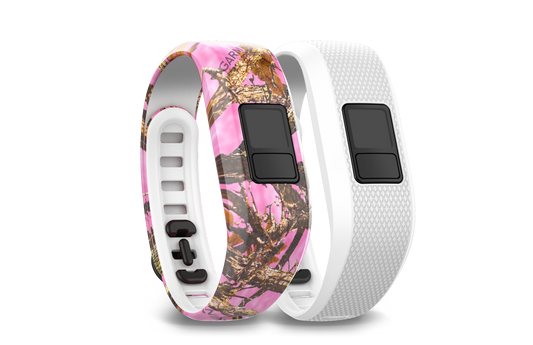 Correas Garmin con camuflaje rosa y blanco (010-12452-32)