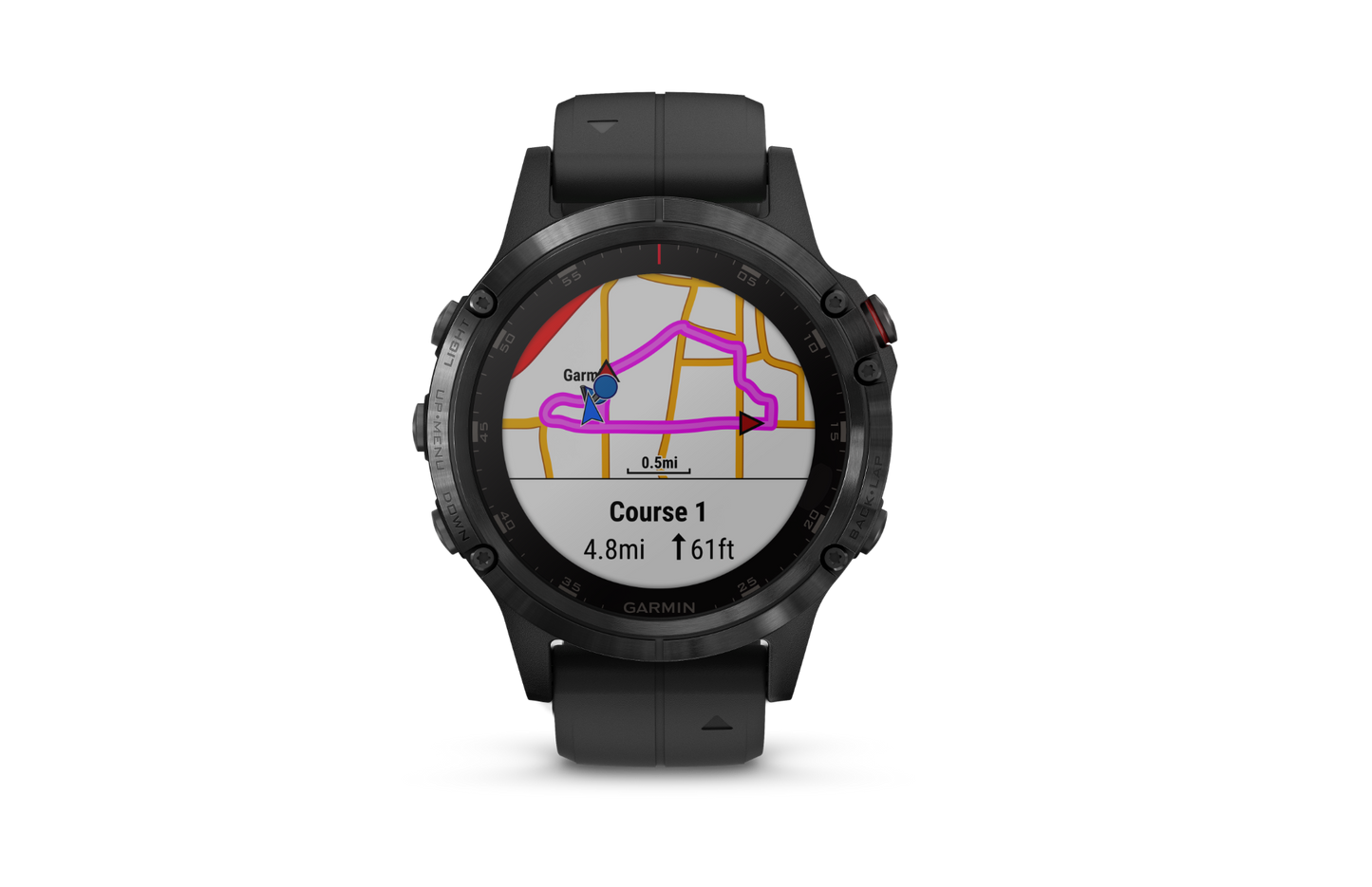 Garmin Fenix ​​5 Plus Zafiro Negro con Correa Negra (010-01988-00)