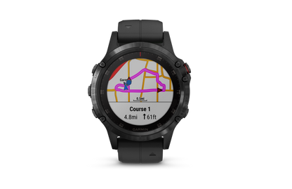 Garmin Fenix ​​5 Plus Zafiro Negro con Correa Negra (010-01988-00)