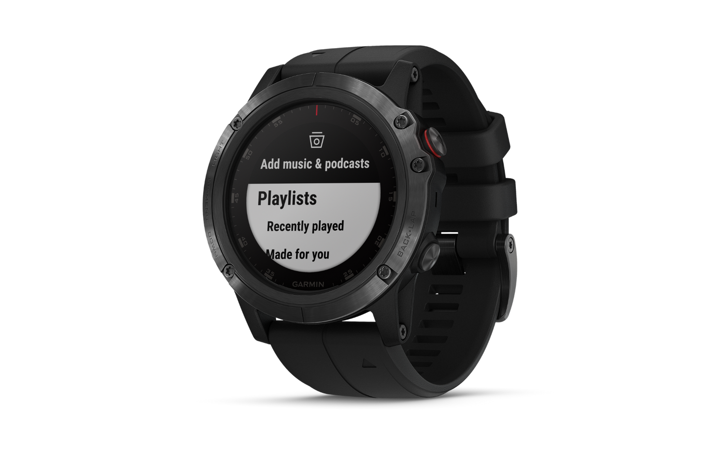 Garmin Fenix ​​5X Plus Zafiro Negro con Correa Negra (010-01989-00)