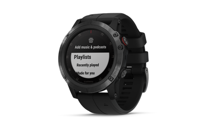 Garmin Fenix ​​5X Plus Zafiro Negro con Correa Negra (010-01989-00)