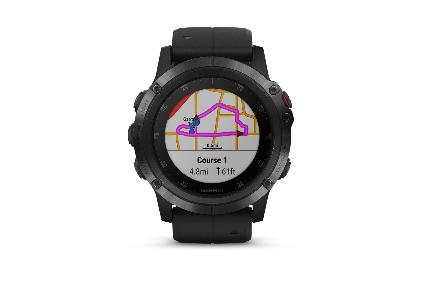 Garmin Fenix ​​5X Plus Zafiro Negro con Correa Negra (010-01989-00)