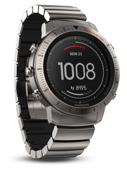 Garmin Fenix ​​Chronos con correa híbrida de titanio (010-01957-01)