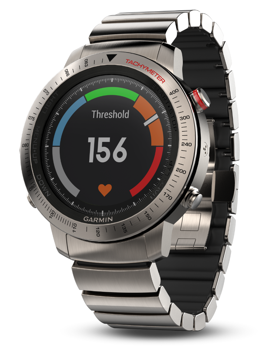 Garmin Fenix ​​Chronos con correa híbrida de titanio (010-01957-01)