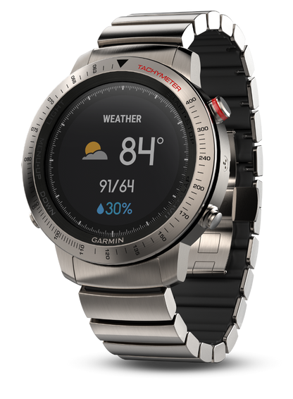 Garmin Fenix ​​Chronos con correa híbrida de titanio (010-01957-01)