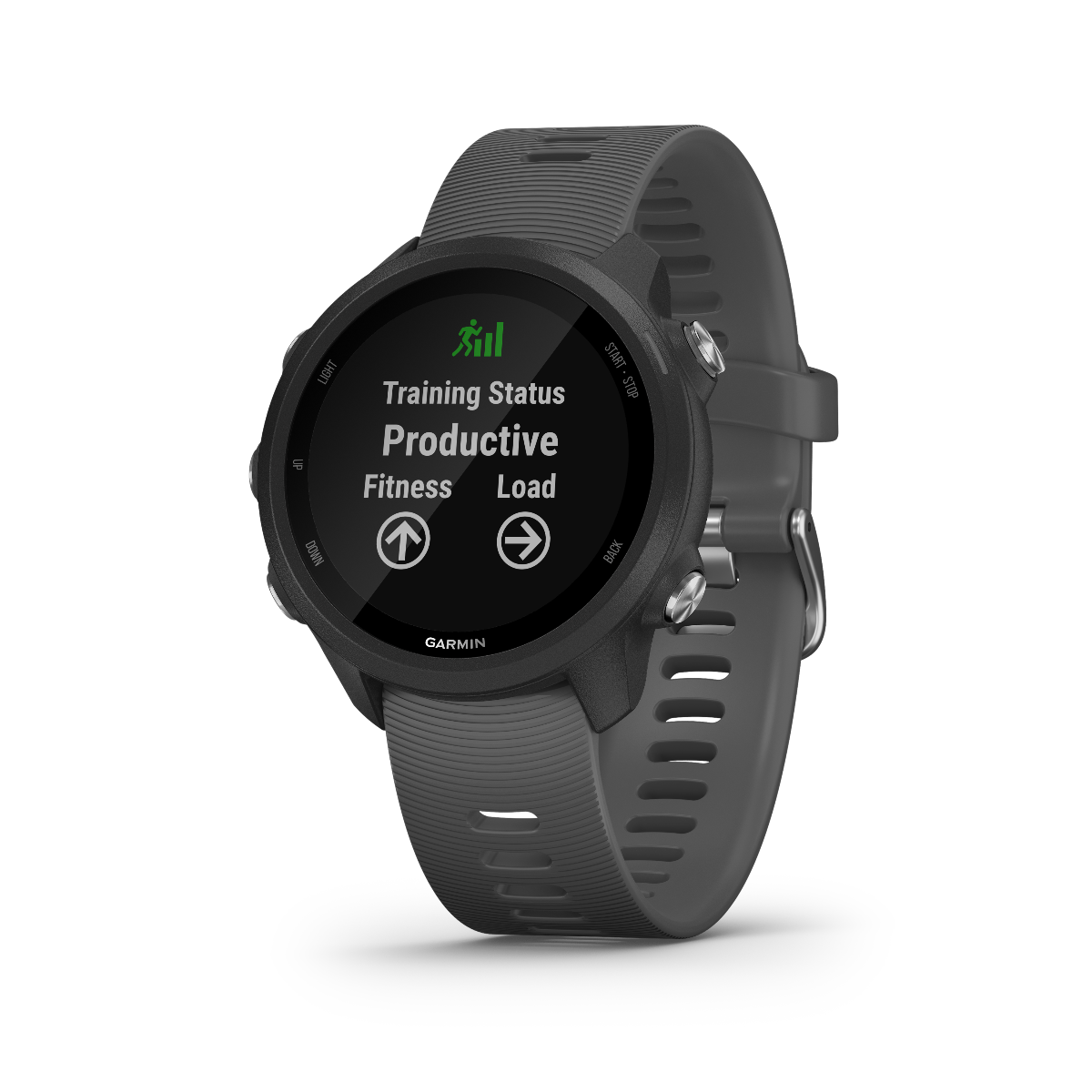 Garmin Forerunner 245, Slate, reloj inteligente premium con GPS para corredores (010-02120-00)