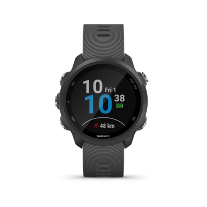 Garmin Forerunner 245, Slate, reloj inteligente premium con GPS para corredores (010-02120-00)