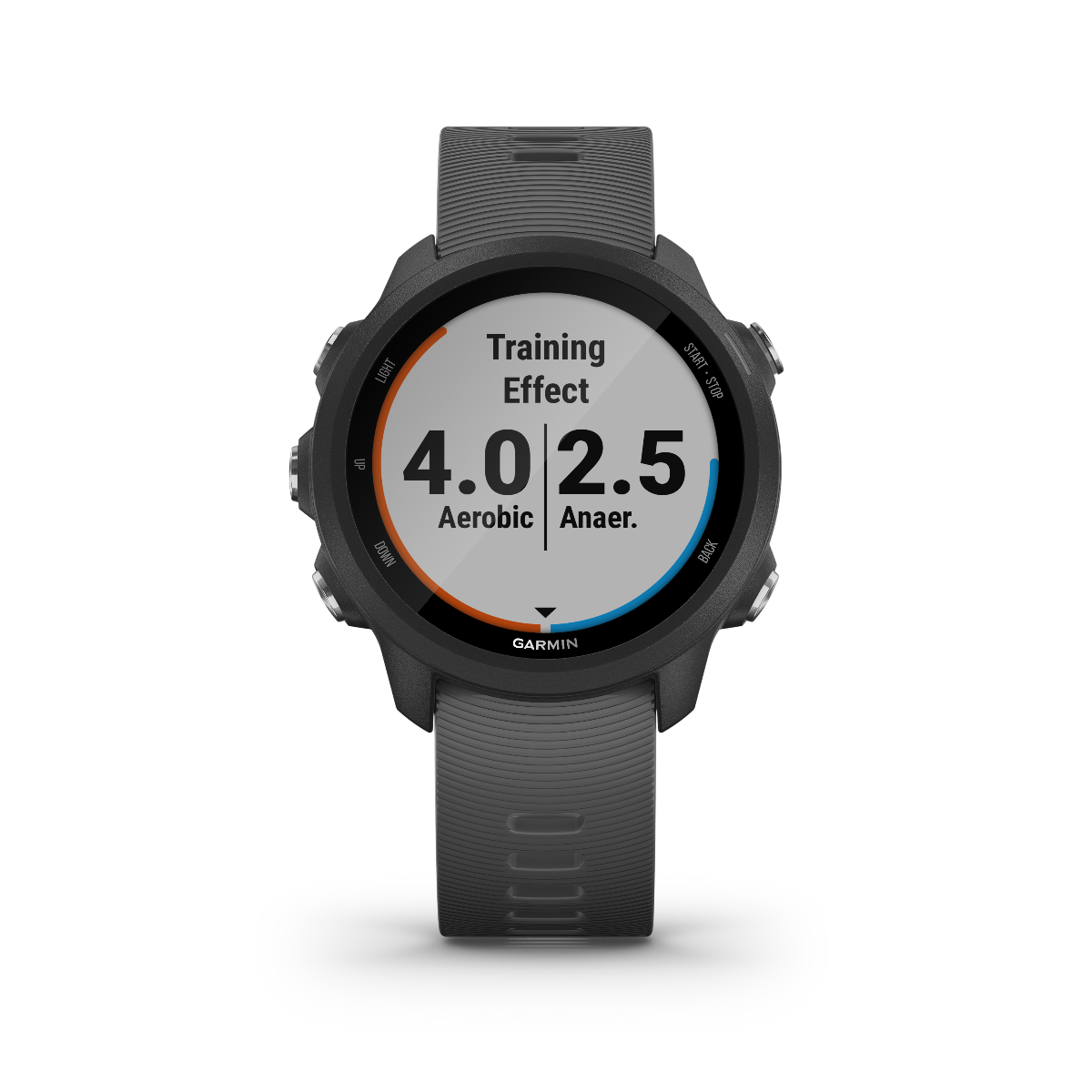 Garmin Forerunner 245, Slate, reloj inteligente premium con GPS para corredores (010-02120-00)