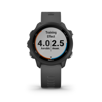 Garmin Forerunner 245, Slate, reloj inteligente premium con GPS para corredores (010-02120-00)