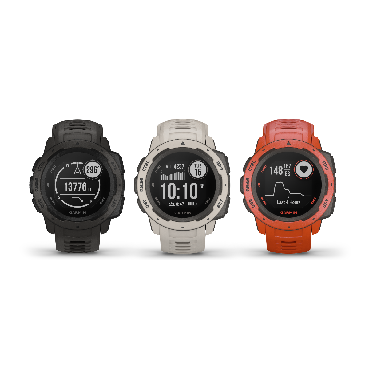 Garmin Instinct Graphite GPS Watch (010-02064-00)