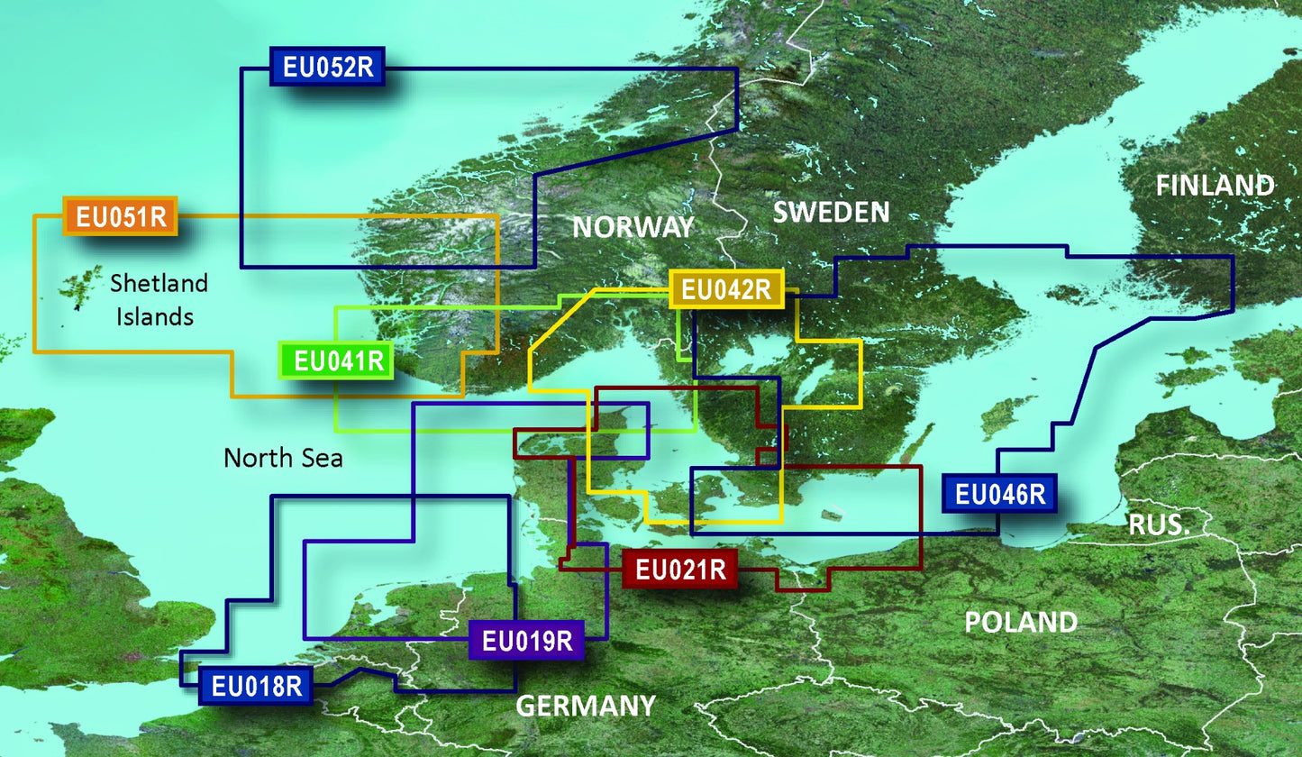 Cartas Garmin de Arhus a Kiel y Koszalin BlueChart g3 Vision | VEU459S | microSD/SD (010-C0803-00)