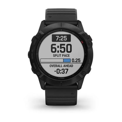 Garmin Fenix 6X Pro, Black with Black Band (Garmin Certified Refurbished)