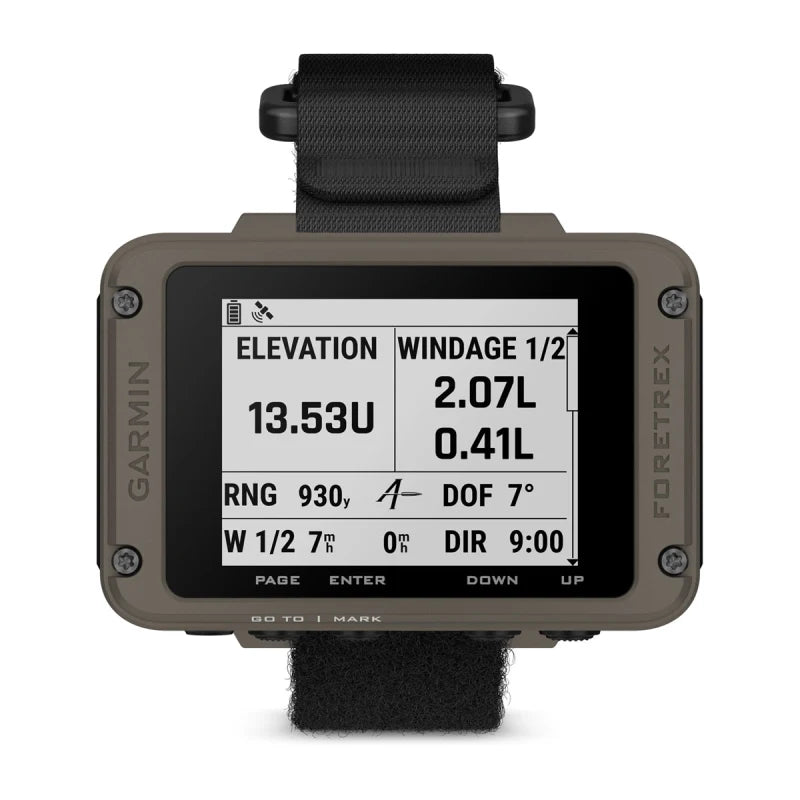 Navegador GPS de muñeca Garmin Foretrex 901 Ballistic Edition con correa (010-02760-00)