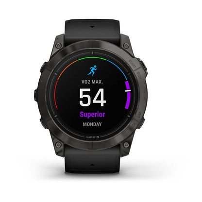 Garmin Epix Pro (Gen 2), 51 mm Sapphire Edition Carbon Gray DLC Titanium with Black Band (010-02804-00)