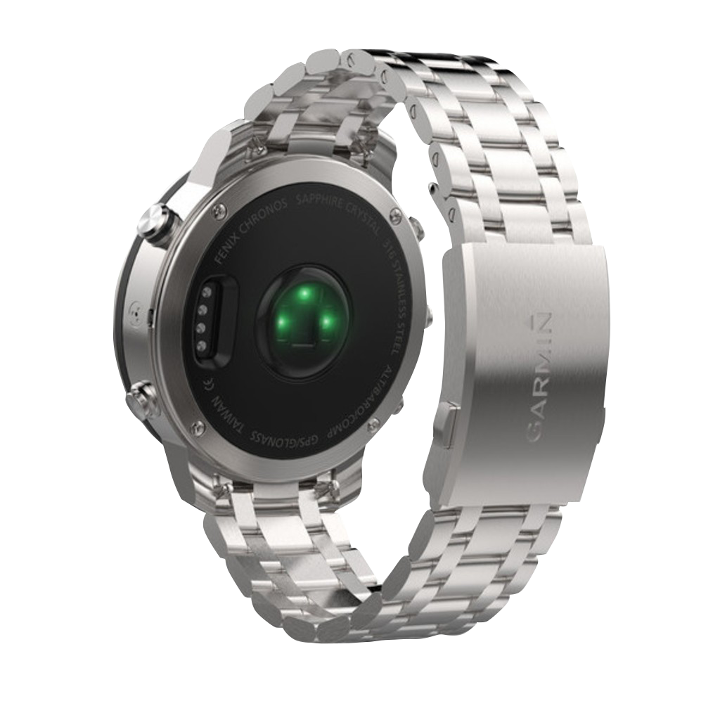 Garmin Fenix ​​Chronos con correa de acero inoxidable (010-01957-02)