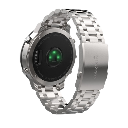 Garmin Fenix ​​Chronos con correa de acero inoxidable (010-01957-02)