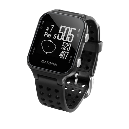 Garmin Approach S20, negro, reloj inteligente con GPS y telémetro para golf (reacondicionado certificado por Garmin)