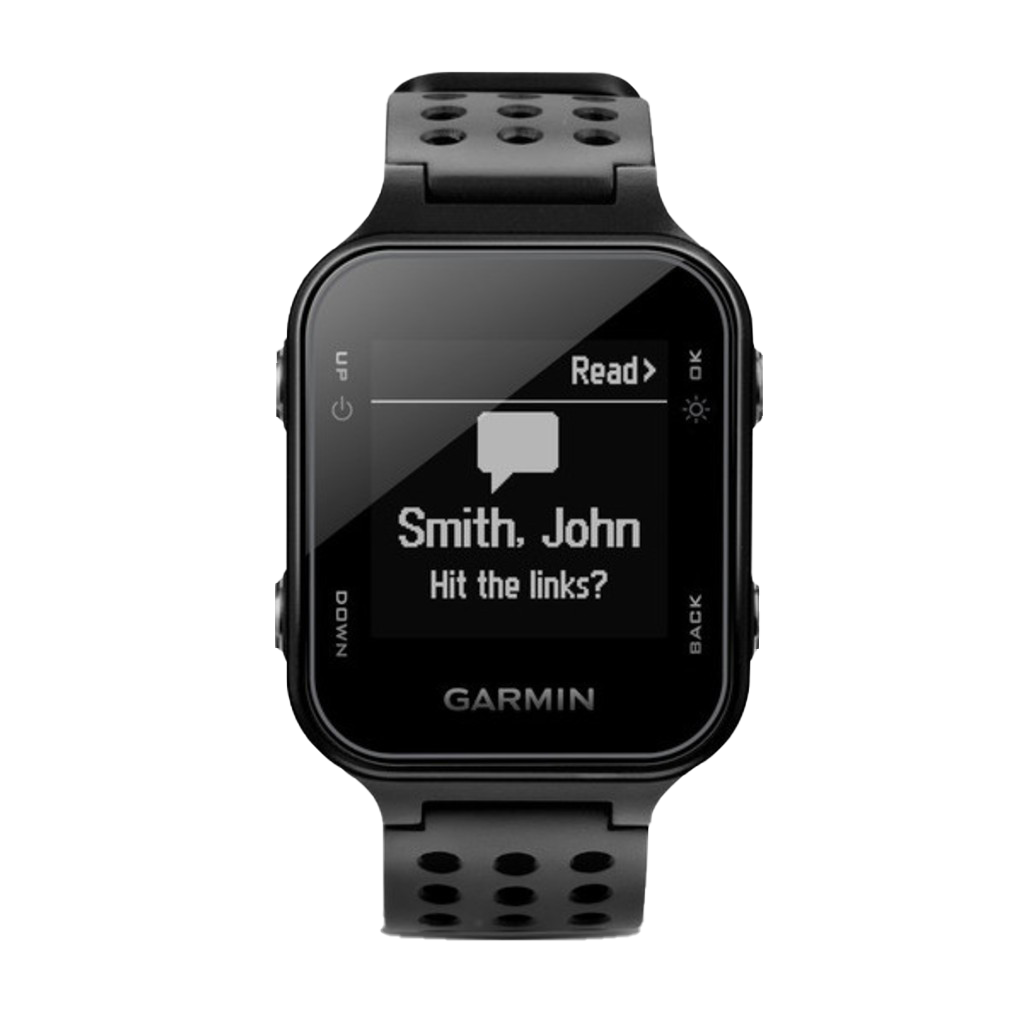 Garmin Approach S20, negro, reloj inteligente con GPS y telémetro para golf (reacondicionado certificado por Garmin)