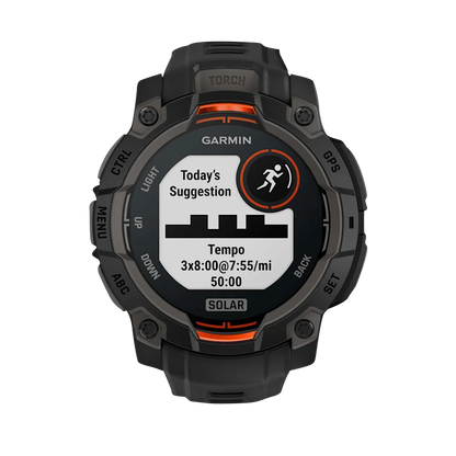 Garmin Instinct 3 Solar, (45mm) Black with Black Band (010-02934-00)