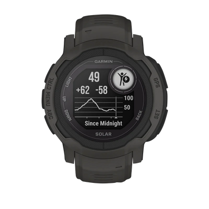 Garmin Instinct 2 Solar Graphite (Reacondicionado certificado por Garmin)