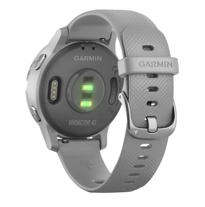 Garmin Vivoactive 4S - Plata con correa gris (010-02172-01)