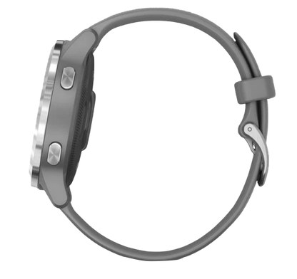 Garmin Vivoactive 4S - Plata con correa gris (010-02172-01)