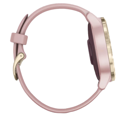 Garmin Vivoactive 4S - Correa en dorado claro con rosa empolvado (010-02172-31)