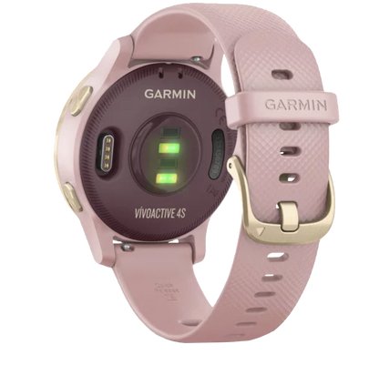 Garmin Vivoactive 4S - Correa en dorado claro con rosa empolvado (010-02172-31)