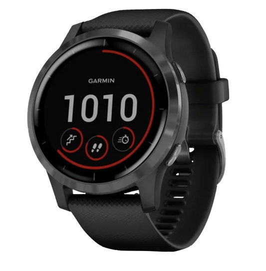 Garmin Vivoactive 4 - Pizarra con correa negra (010-02174-11)