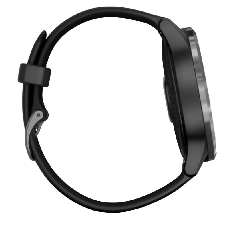 Garmin Vivoactive 4 - Pizarra con correa negra (010-02174-11)