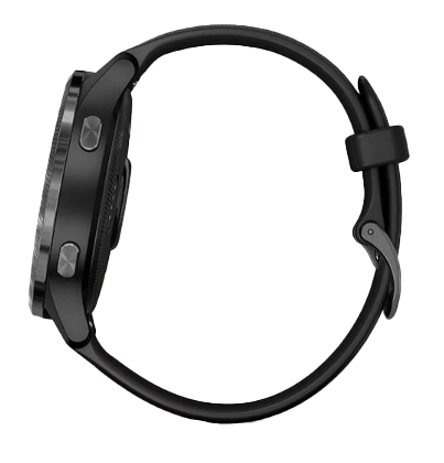 Garmin Venu Negro con herrajes en tono pizarra (010-02173-11)