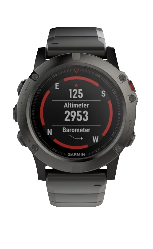 Garmin Fenix 5X, Slate Gray Sapphire w/ Metal Band, GPS Smartwatch (Garmin Certified Refurbished)