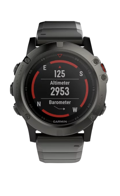 Garmin Fenix 5X, Slate Gray Sapphire w/ Metal Band, GPS Smartwatch (Garmin Certified Refurbished)