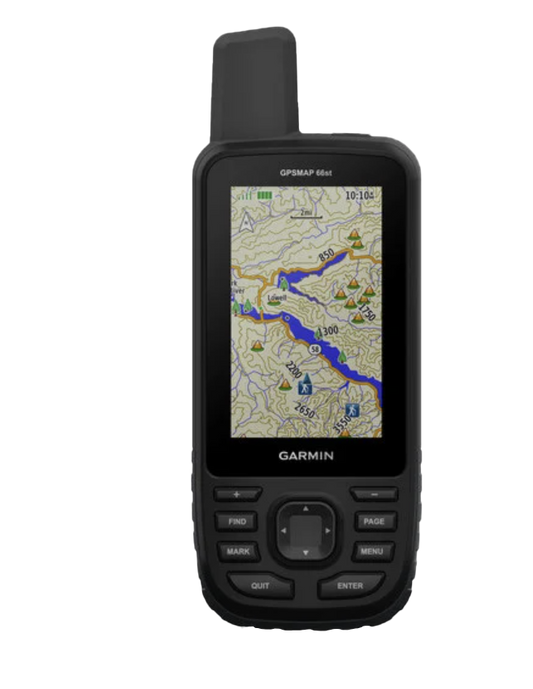 Garmin GPSMAP 66st, Handheld Outdoor/Trail GPS with TOPO Maps (Garmin Certified Refurbished)