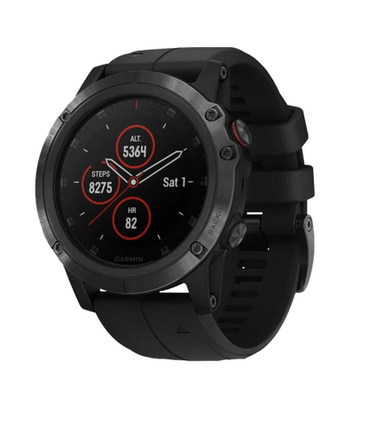 Garmin Fenix 5X Plus Sapphire with Black Band GPS Smartwatch (Garmin Certified Refurbished)