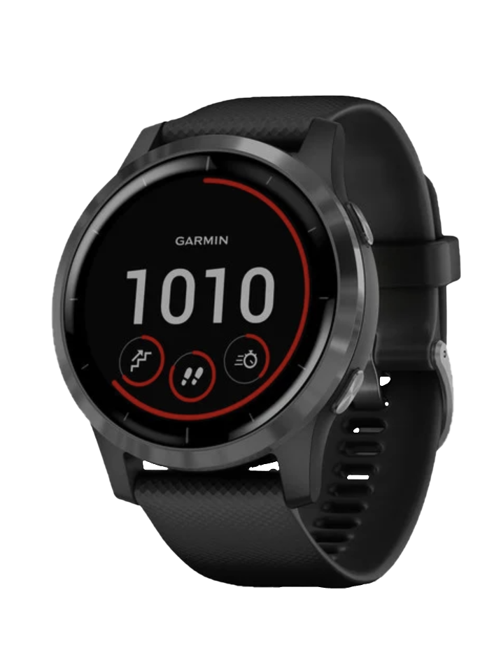 Garmin Vivoactive 4, reloj inteligente con GPS y correa negra (reacondicionado certificado por Garmin)