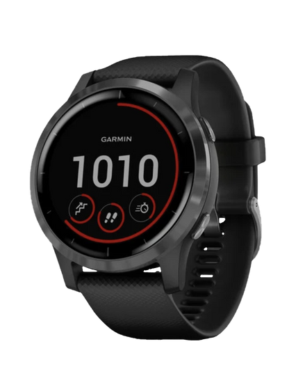 Garmin Vivoactive 4, reloj inteligente con GPS y correa negra (reacondicionado certificado por Garmin)